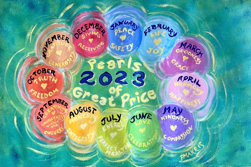 2023 Monthly Calendar: Pearls of Great Price